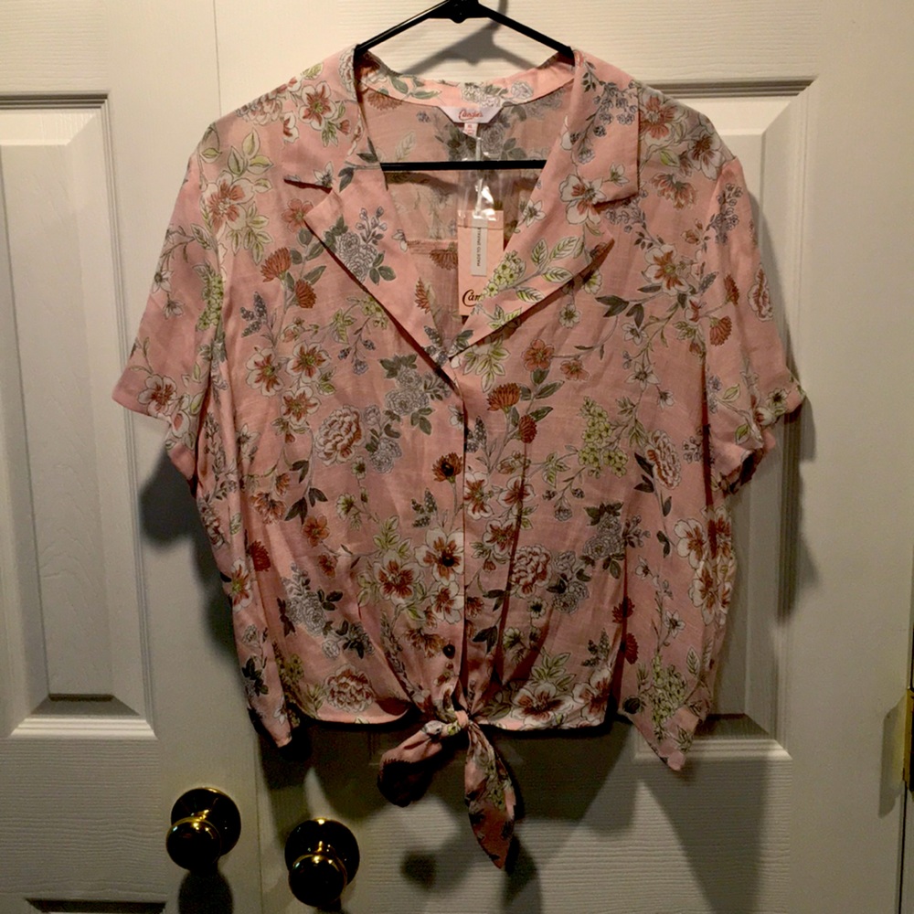Pink vintage top